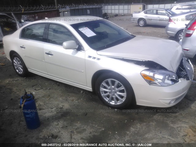 1G4HC5EM7BU141478 - 2011 BUICK LUCERNE CXL WHITE photo 1