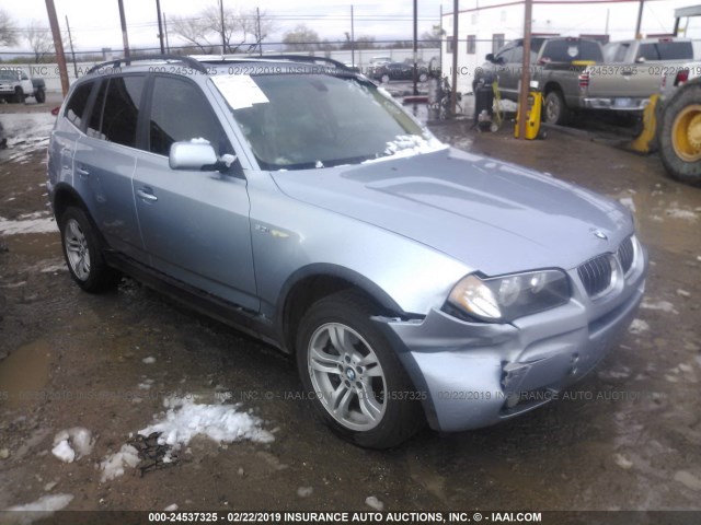 WBXPA93486WD31340 - 2006 BMW X3 3.0I BLUE photo 1