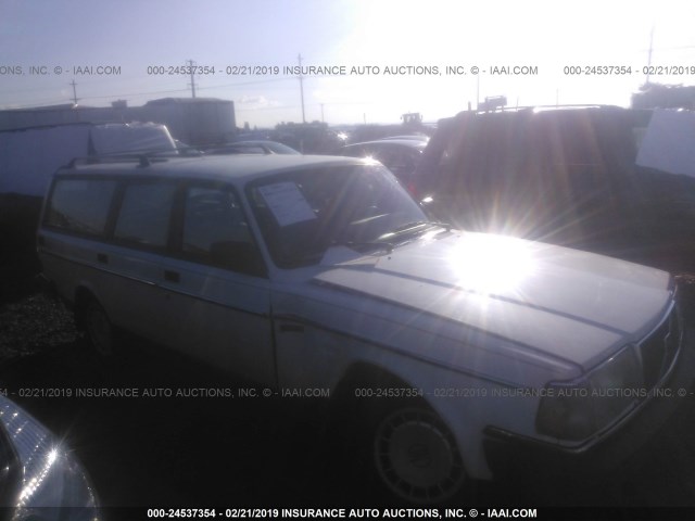 YV1AW8806P1945801 - 1993 VOLVO 240 WHITE photo 1