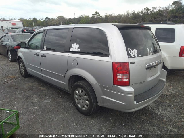 2A8HR44H28R663807 - 2008 CHRYSLER TOWN & COUNTRY LX SILVER photo 3