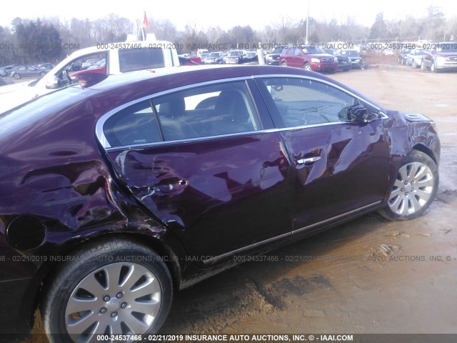 1G4GC5G36FF179715 - 2015 BUICK LACROSSE RED photo 6