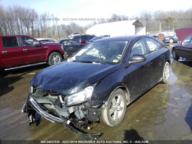 1G1PE5SB7G7204655 - 2016 CHEVROLET CRUZE LIMITED LT GRAY photo 2