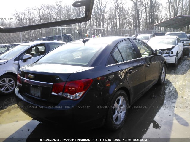 1G1PE5SB7G7204655 - 2016 CHEVROLET CRUZE LIMITED LT GRAY photo 4