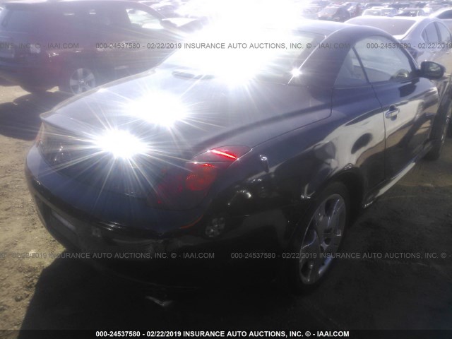 JTHFN48Y750066953 - 2005 LEXUS SC 430 BLACK photo 4