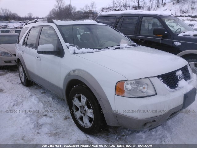 1FMDK05137GA25100 - 2007 FORD FREESTYLE SEL WHITE photo 1