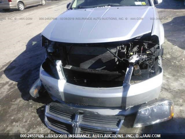 1B3LC76M08N566960 - 2008 DODGE AVENGER R/T SILVER photo 6