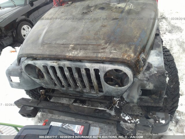 1J4FA49S41P348468 - 2001 JEEP WRANGLER / TJ SPORT BLACK photo 6