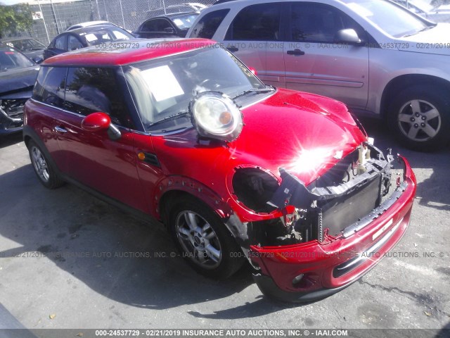 WMWSU3C58CT540735 - 2012 MINI COOPER RED photo 1