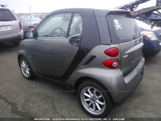 WMEEJ31X39K251646 - 2009 SMART FORTWO PURE/PASSION BROWN photo 3