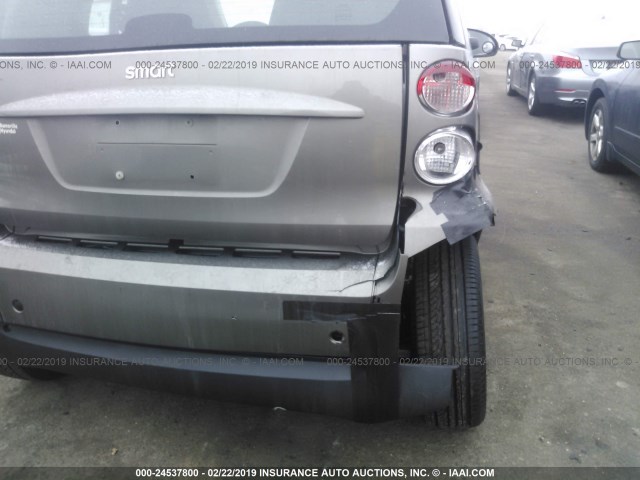 WMEEJ31X39K251646 - 2009 SMART FORTWO PURE/PASSION BROWN photo 6