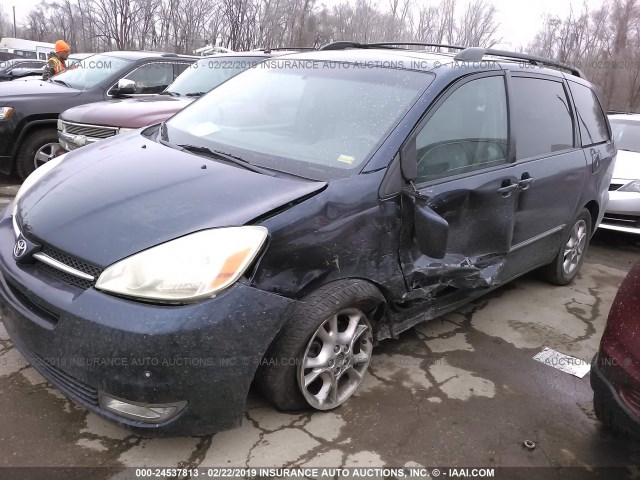 5TDZA22C95S273871 - 2005 TOYOTA SIENNA XLE/XLE LIMITED BLUE photo 2