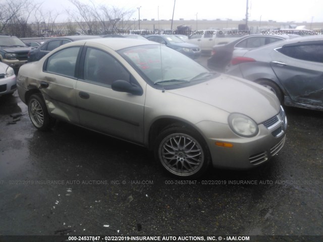 1B3ES26C23D191593 - 2003 DODGE NEON SE Champagne photo 1