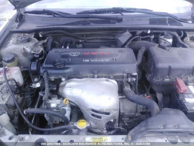 4T1BE32K43U768843 - 2003 TOYOTA CAMRY LE/XLE/SE SILVER photo 10