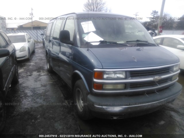 1GBFG15W5X1079277 - 1999 CHEVROLET EXPRESS G1500  BLUE photo 1