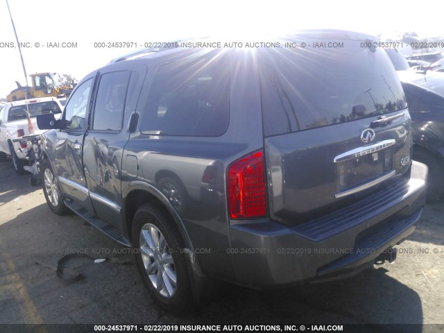 5N3ZA0NE9AN906955 - 2010 INFINITI QX56 GRAY photo 3