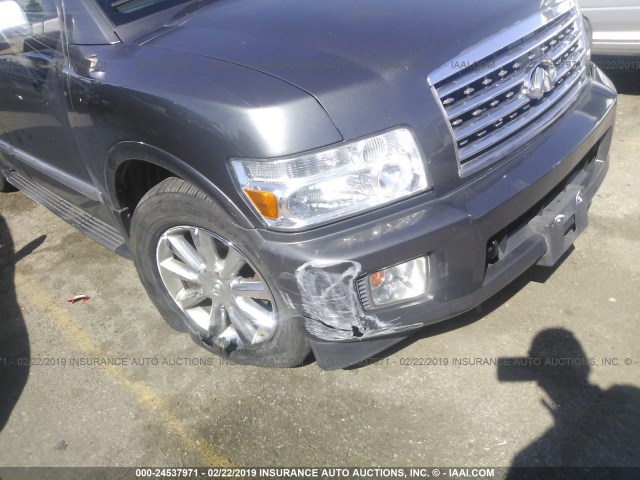 5N3ZA0NE9AN906955 - 2010 INFINITI QX56 GRAY photo 6