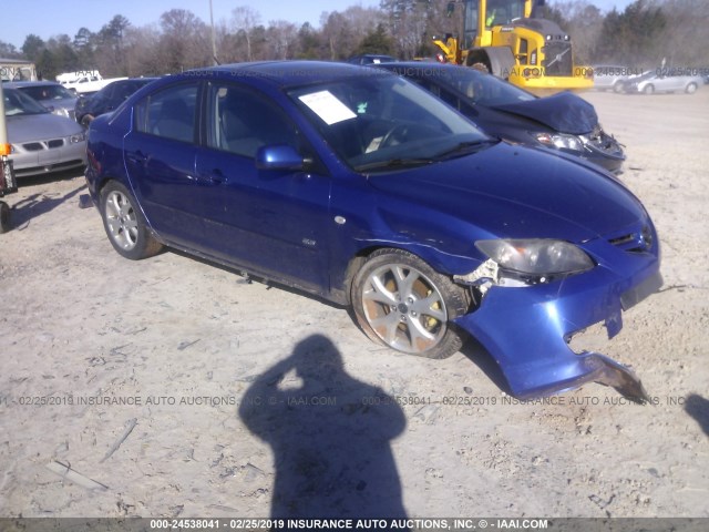 JM1BK323471692943 - 2007 MAZDA 3 S BLUE photo 1