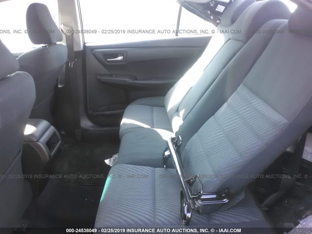 4T1BF1FK7HU772033 - 2017 TOYOTA CAMRY LE/XLE/SE/XSE BLUE photo 8