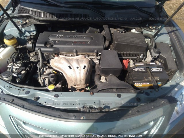 4T1BE46K98U747333 - 2008 TOYOTA CAMRY CE/LE/XLE/SE GRAY photo 10