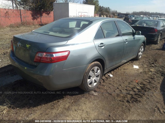 4T1BE46K98U747333 - 2008 TOYOTA CAMRY CE/LE/XLE/SE GRAY photo 4