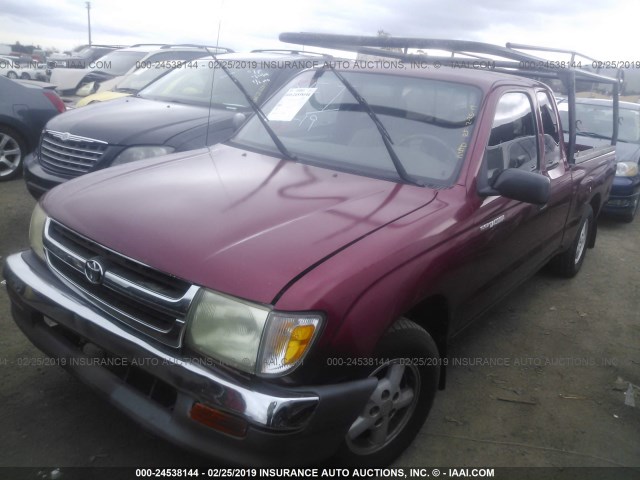 4TAVL52N5WZ105877 - 1998 TOYOTA TACOMA XTRACAB RED photo 2