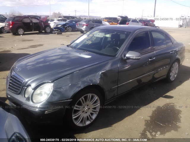 WDBUF56X57B171891 - 2007 MERCEDES-BENZ E 350 GRAY photo 2