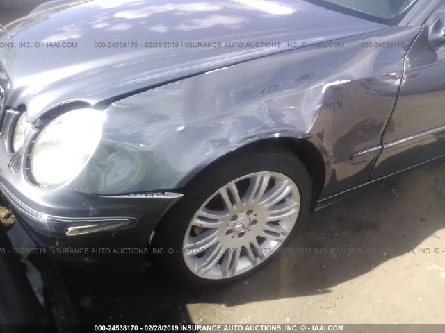 WDBUF56X57B171891 - 2007 MERCEDES-BENZ E 350 GRAY photo 6