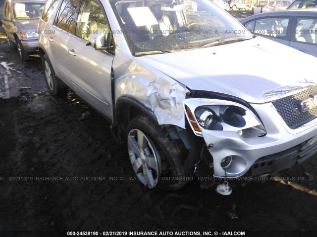 1GKKVRED5CJ200594 - 2012 GMC ACADIA SLT-1 SILVER photo 6