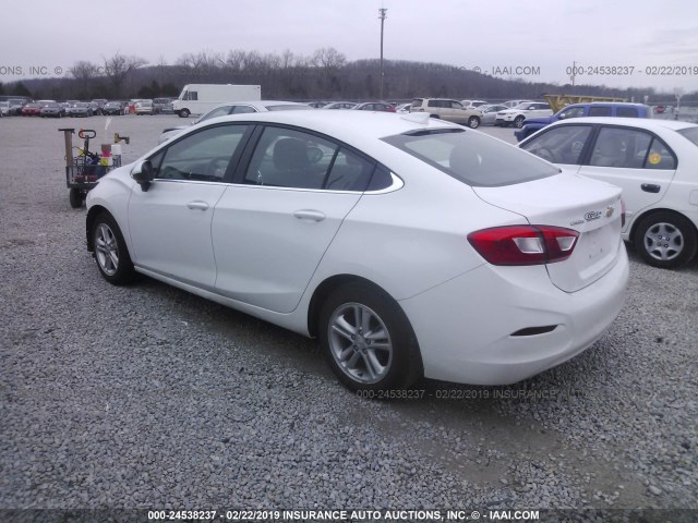 1G1BE5SM1J7165824 - 2018 CHEVROLET CRUZE WHITE photo 3