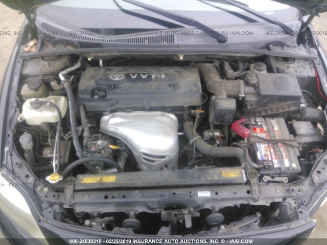 JTKDE167360139960 - 2006 TOYOTA SCION TC შავი ფოტო 10