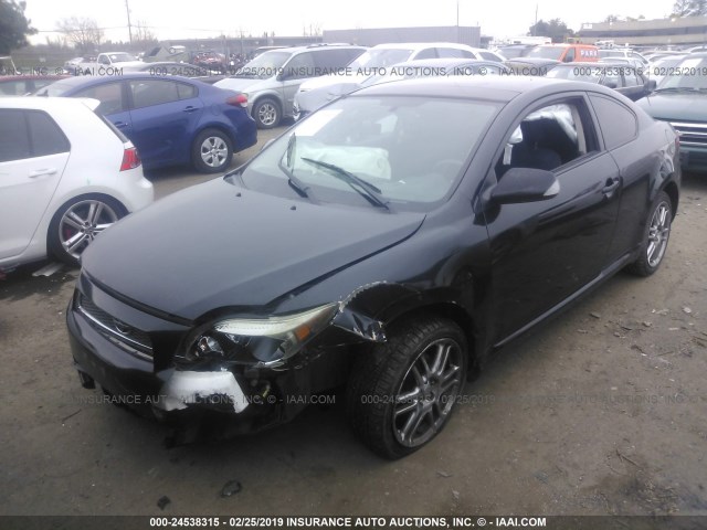 JTKDE167360139960 - 2006 TOYOTA SCION TC შავი ფოტო 2