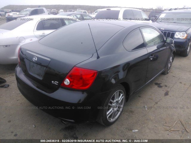 JTKDE167360139960 - 2006 TOYOTA SCION TC შავი ფოტო 4