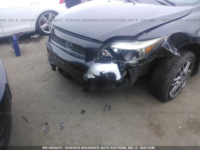 JTKDE167360139960 - 2006 TOYOTA SCION TC შავი ფოტო 6
