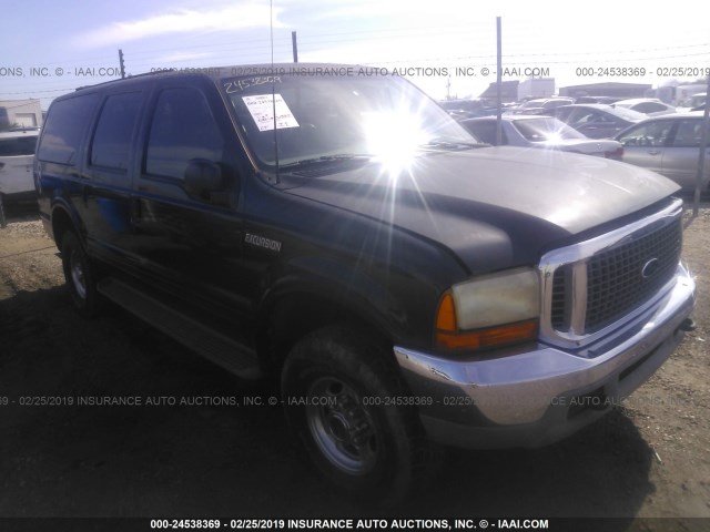 1FMNU43S2YEB39782 - 2000 FORD EXCURSION LIMITED BLACK photo 1