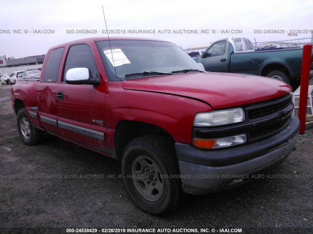 2GCEK19T0Y1157045 - 2000 CHEVROLET SILVERADO K1500 RED photo 1
