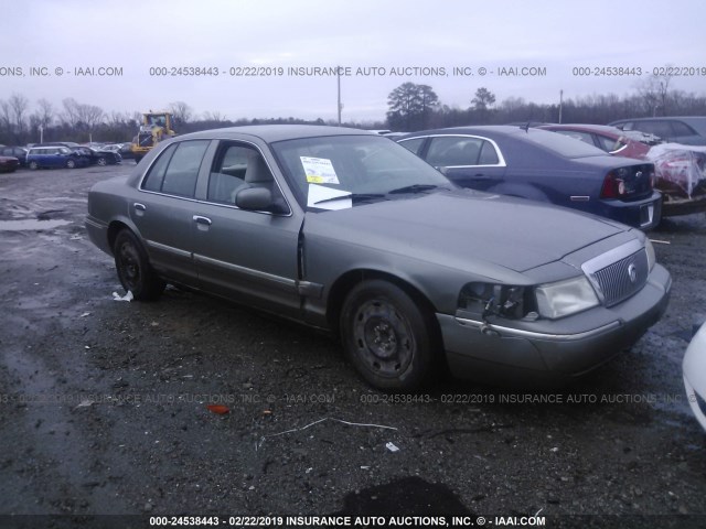 2MEFM74W44X636870 - 2004 MERCURY GRAND MARQUIS GS GRAY photo 1