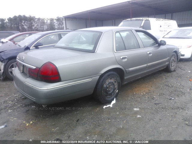 2MEFM74W44X636870 - 2004 MERCURY GRAND MARQUIS GS GRAY photo 4