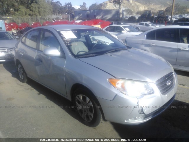 KMHDU46D19U783824 - 2009 HYUNDAI ELANTRA GLS/SE SILVER photo 1