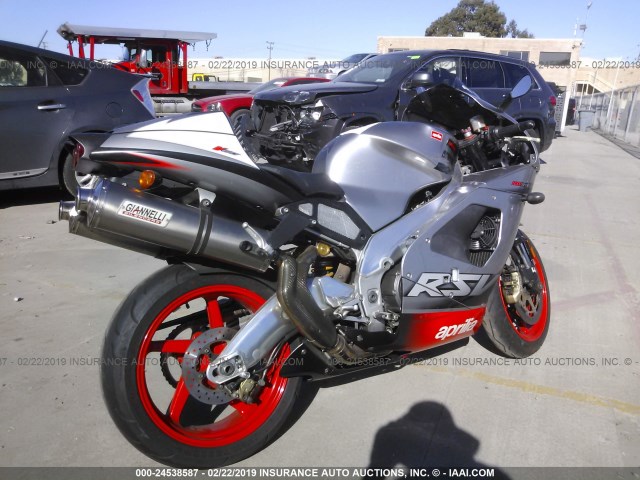 ZD4RPC0012S000007 - 2002 APRILIA RSV MILLE SILVER photo 4