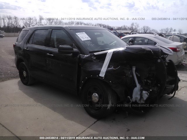 1FM5K8AR7HGA94341 - 2017 FORD EXPLORER POLICE INTERCEPTOR BLACK photo 1