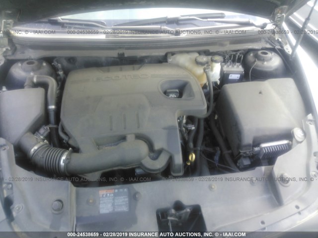 1G1ZC5E09CF292875 - 2012 CHEVROLET MALIBU 1LT BLACK photo 10