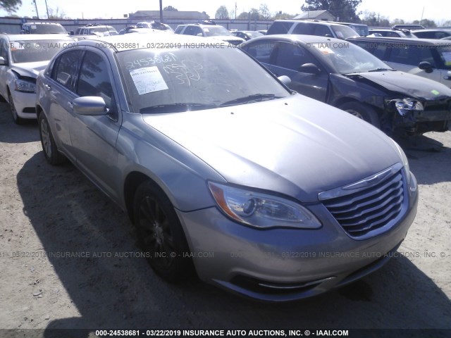 1C3CCBBB2DN549954 - 2013 CHRYSLER 200 TOURING SILVER photo 1