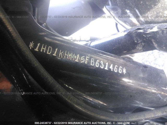 1HD1KHM15FB631466 - 2015 HARLEY-DAVIDSON FLTRX ROAD GLIDE BLACK photo 10