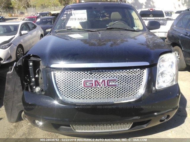 1GKFK63827J282224 - 2007 GMC YUKON DENALI BLACK photo 6