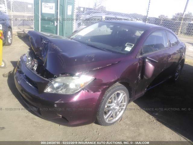 JTKDE167960069865 - 2006 TOYOTA SCION TC მუქწითელი ფოტო 2