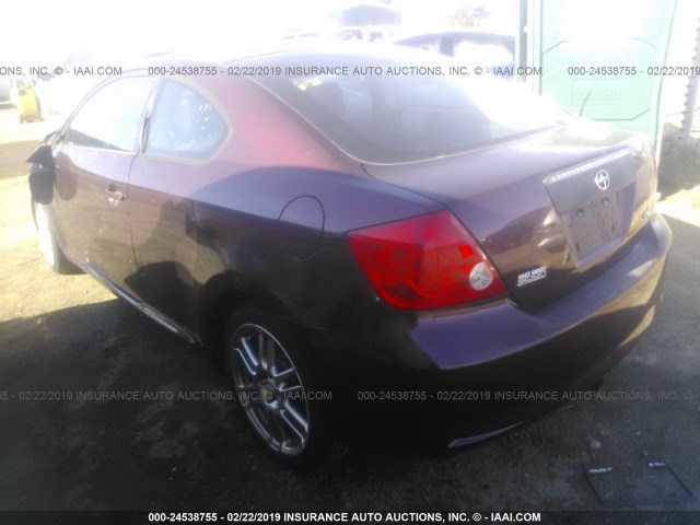 JTKDE167960069865 - 2006 TOYOTA SCION TC მუქწითელი ფოტო 3