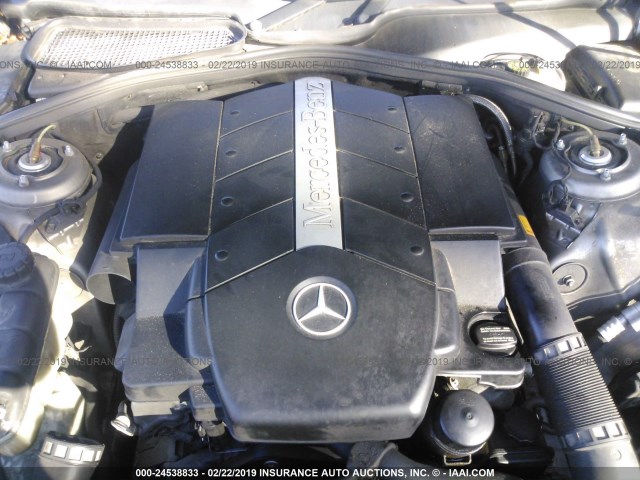 WDBNG70JX3A371926 - 2003 MERCEDES-BENZ S 430 SILVER photo 10