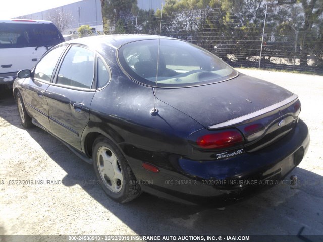 1FAFP52S7WG233915 - 1998 FORD TAURUS LX/SE BLACK photo 3