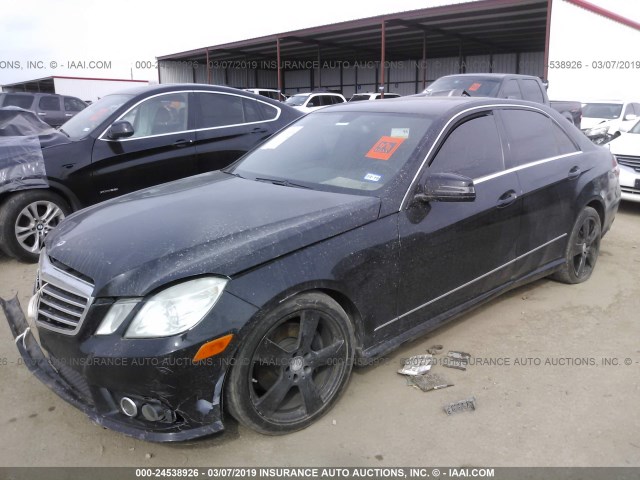 WDDHF5GB5AA146966 - 2010 MERCEDES-BENZ E 350 BLACK photo 2