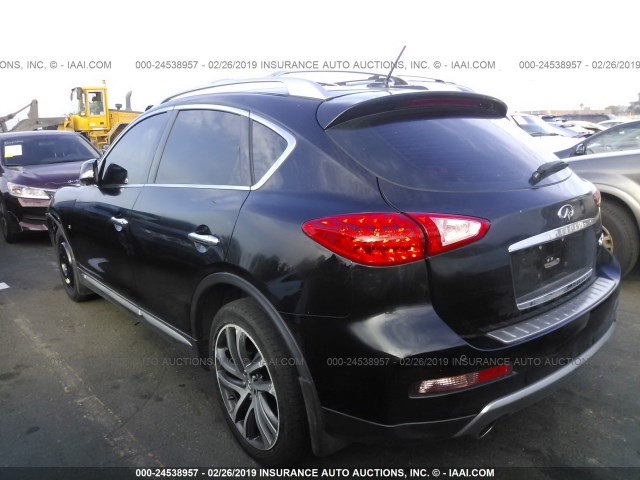 JN1BJ0RP3HM387026 - 2017 INFINITI QX50 BLACK photo 3